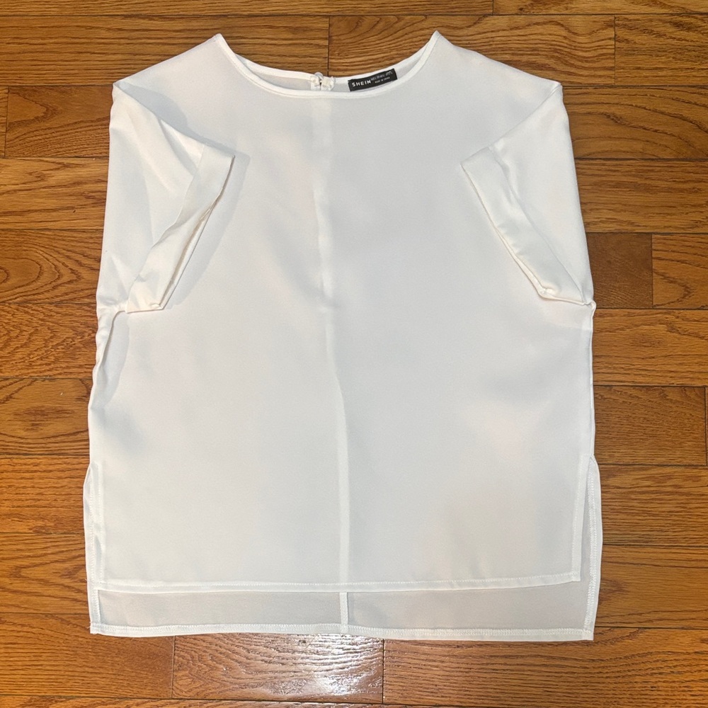SHEIN Classic White Blouse